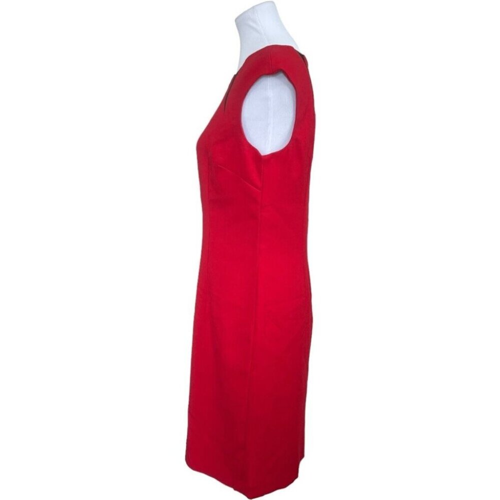 The Limited Womens Dress 12 Wool Blend Sleeveless Red Lined Career Office Party‎ - Picture 3 of 11